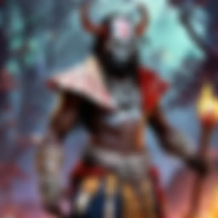 Community gathering for voodoo rituals