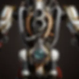 Detailed view of rebreather components showcasing intricate engineering.