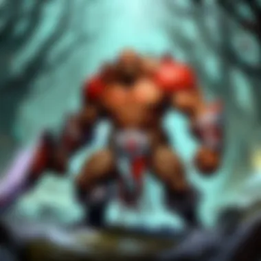 Diagram depicting counterplay tactics against specific hero types