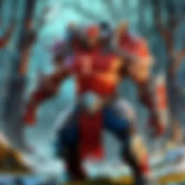 Illustration of synergy between different hero types