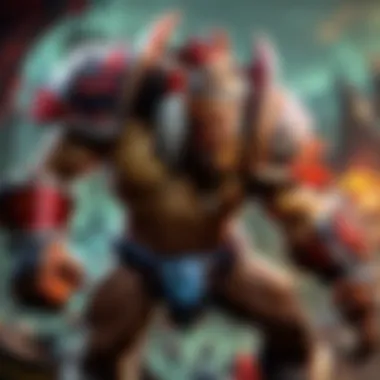 Dota gameplay demonstrating low latency