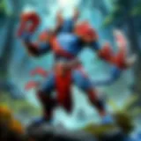 Dark and Mysterious Hero Figure