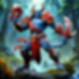 Dark and Mysterious Hero Figure