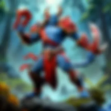 Dark and Mysterious Hero Figure