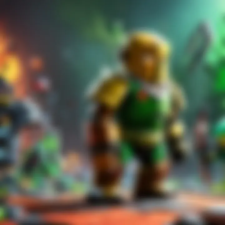 An abstract illustration showcasing the significance of Robux.com for Dota enthusiasts