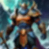 Majestic Norse landscape with Viking ship