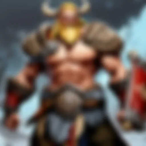Hero Design Influenced by Viking Culture Viking-inspired hero design in Dota