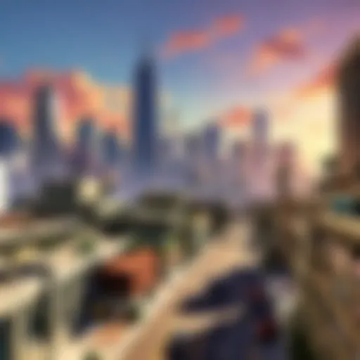 Dynamic Virtual Cityscape of GTA V Virtual Cityscape in GTA V