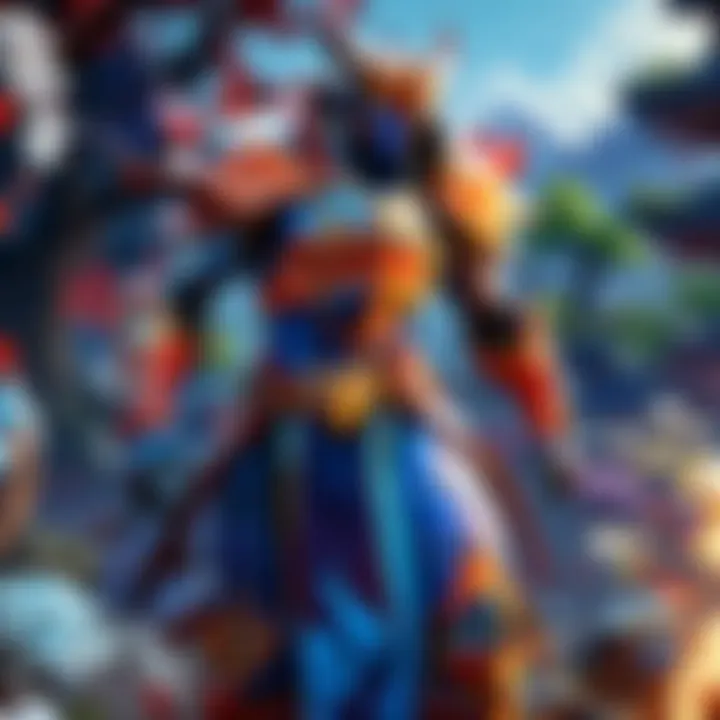 Immersive Installation Experience Artistic rendering of a virtual world merging with reality for Genshin Impact installation