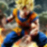 Warrior Goku in Battle