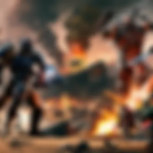 Dynamic action during a Warzone kill race tournament