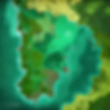 Map highlighting major emerald mining locations