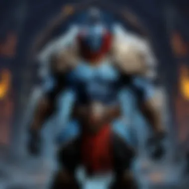 A character in Shadowlands gear standing before a mystical portal.