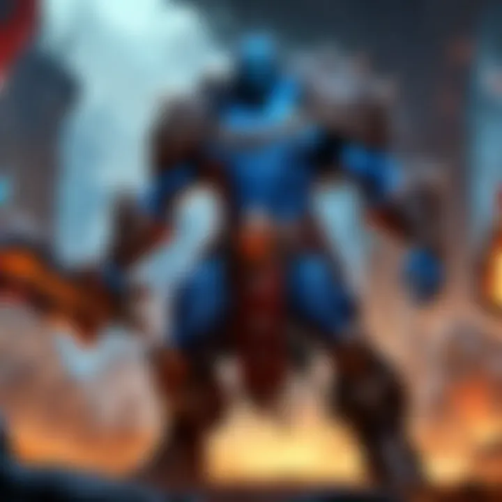 An epic battle scene depicting players engaging with new Shadowlands enemies.