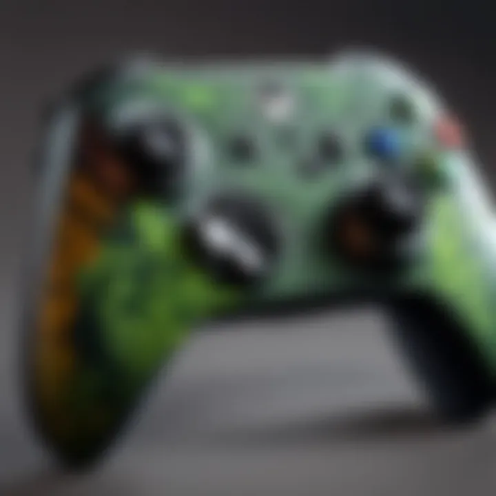 Seamless Compatibility with Xbox Series X The Xbox Series X rechargeable controller connected wirelessly to the console displaying seamless compatibility.